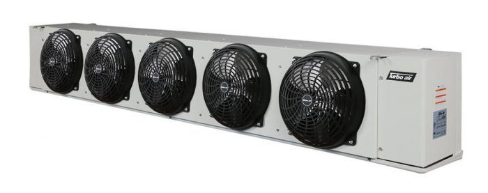 Turbo Air LED225BENC 5 Fan Low Profile Electric Defrost Evaporator Coil (Unit Cooler)