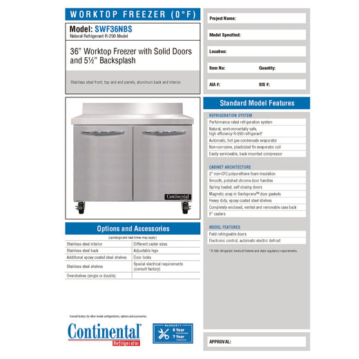 Spec Sheet