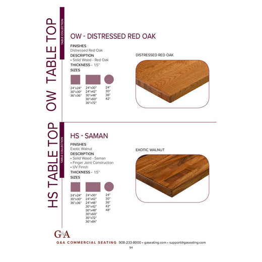 Spec Sheet