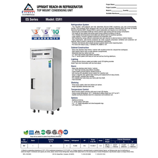 Spec Sheet