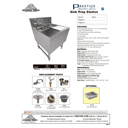 Spec Sheet