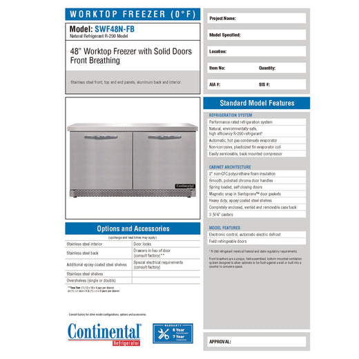Spec Sheet