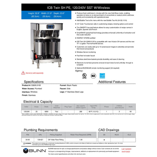 Spec Sheet
