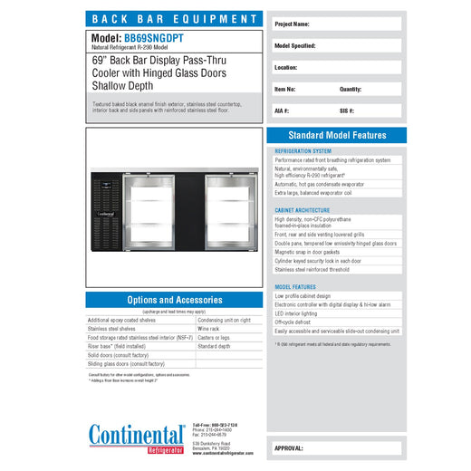 Spec Sheet