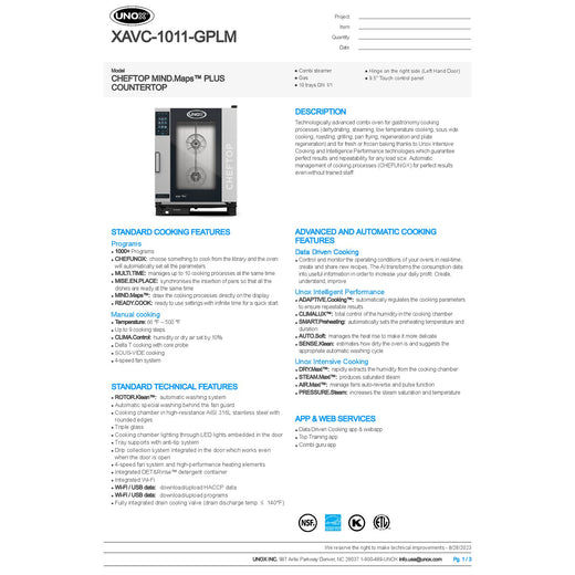 Spec Sheet