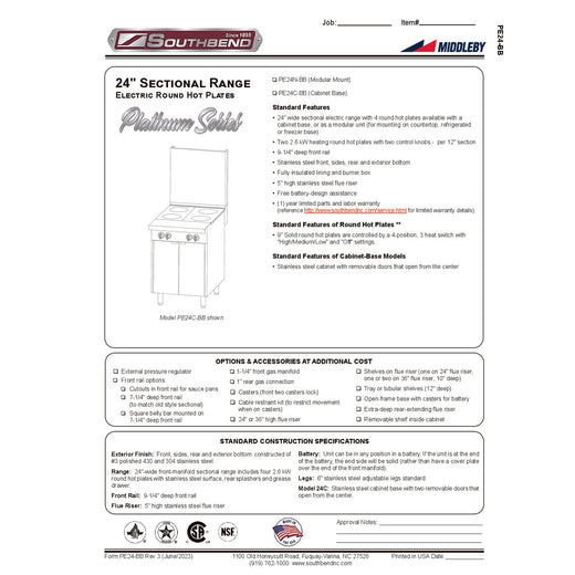 Spec Sheet