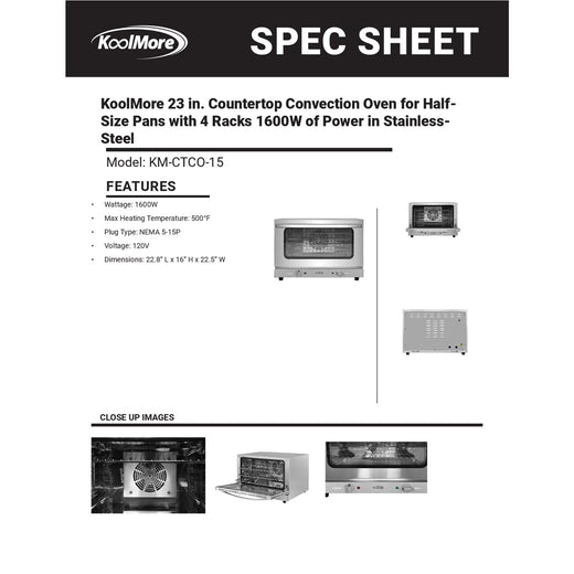 Spec Sheet