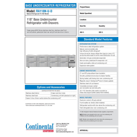 Spec Sheet