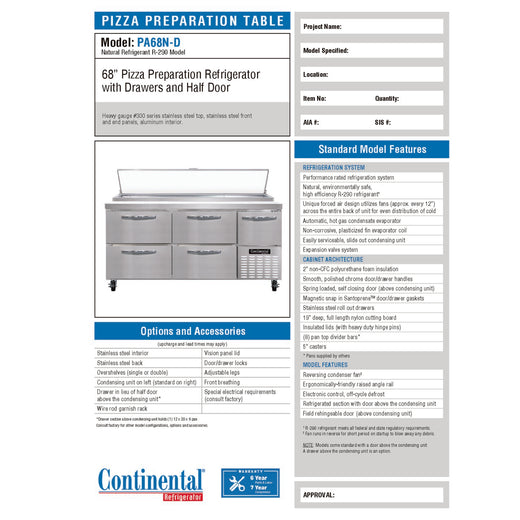 Spec Sheet