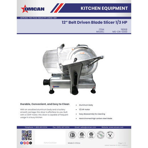Spec Sheet