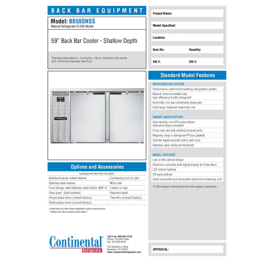 Spec Sheet