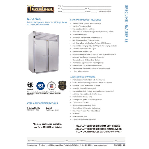 Spec Sheet