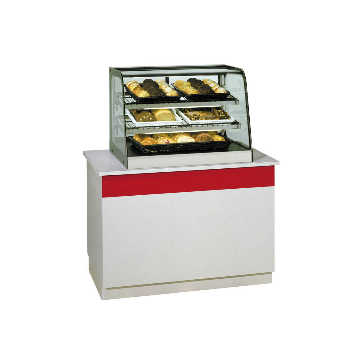 Federal Industries CD4828 47" 2-Glass Door Countertop Display Case 0cu.ft. LED