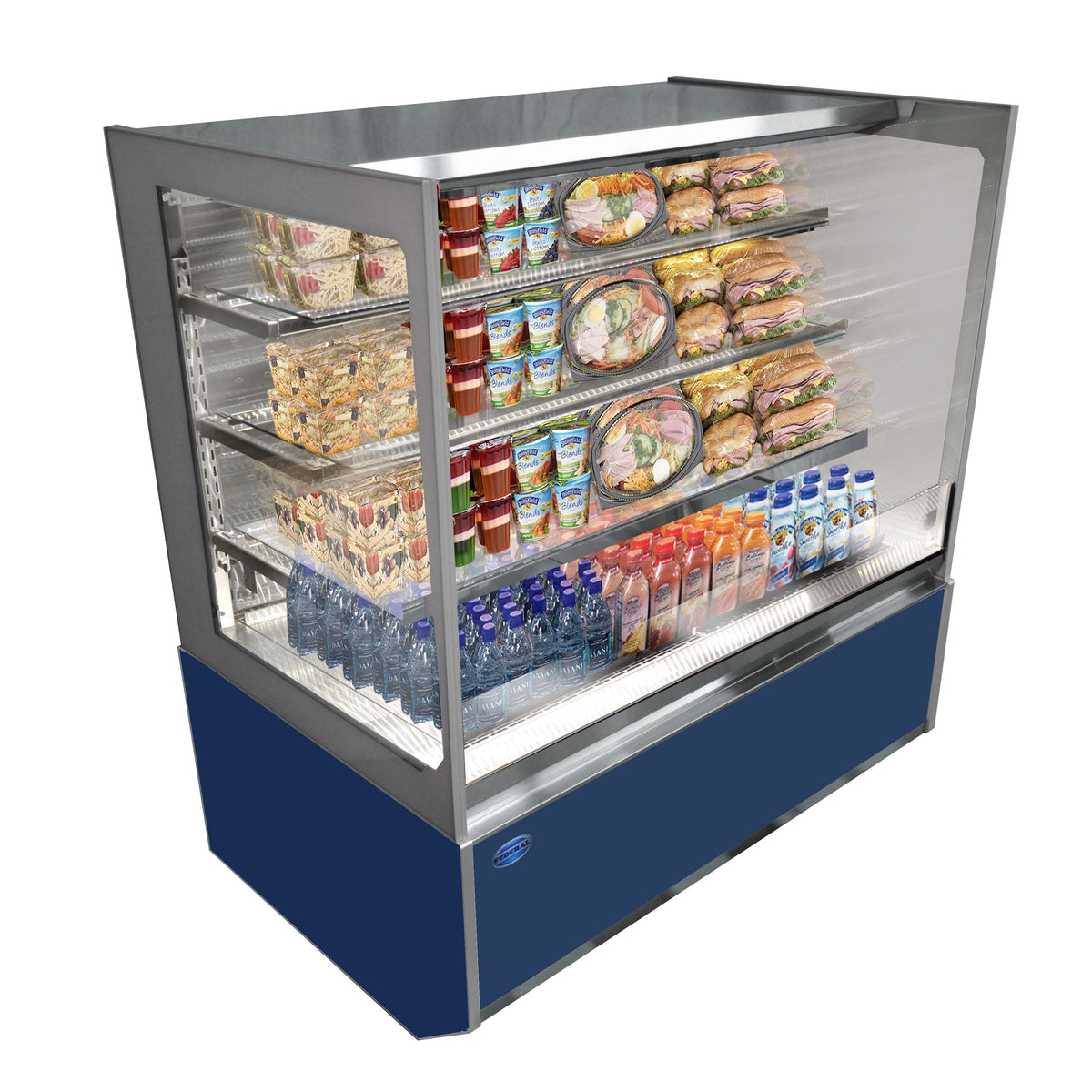 Federal Industries ITRSS6034-B18 60" Self Service Refrigerated Display Case w/ 3 shelves