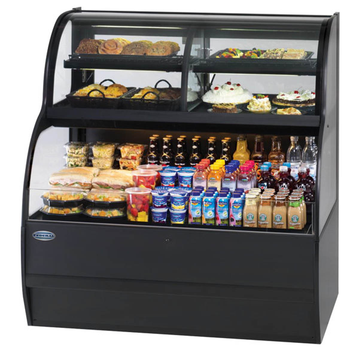 Federal Industries SSRC-5952 59" Dual Service Dry / Refrigerated Bakery Case
