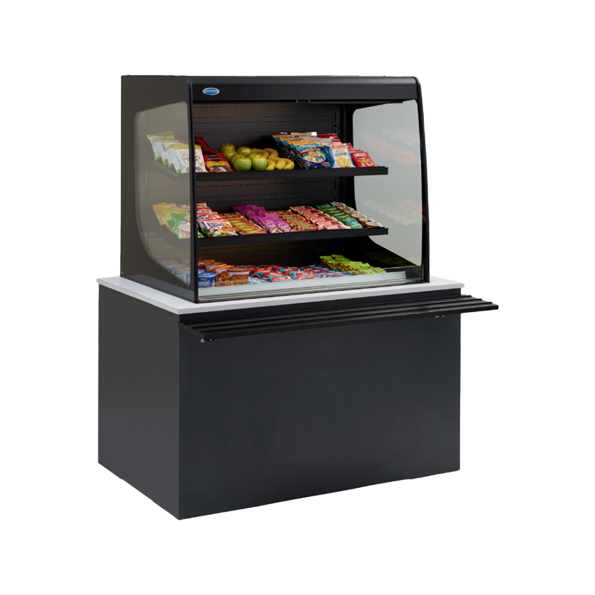 Federal Industries VNSS3660C-SLD 36" Heated Display, 2‑Tier Shelves, 3500K LED