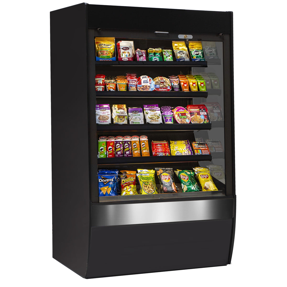 Federal Industries VNSS6060S 59.25" Non‑Refrigerated Merchandiser, 2 Shelves, LED Light, Base