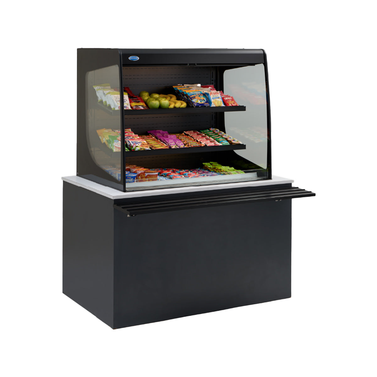 Federal Industries VNSS7260S-SLD 71.25" Heated Display Case, 2‑Tier Shelves, 3500K LED, 120V