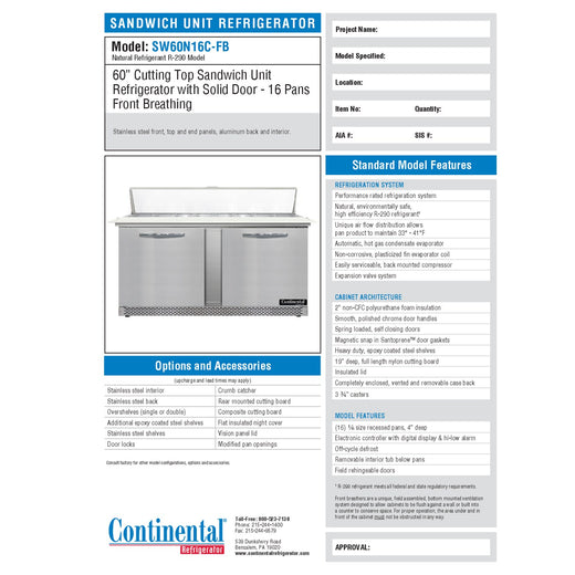 Spec Sheet