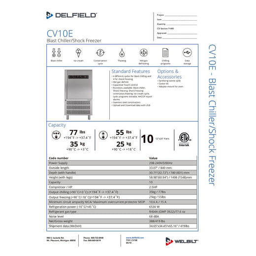 Spec Sheet