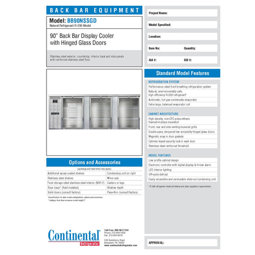 Spec Sheet
