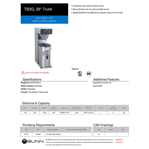 Spec Sheet