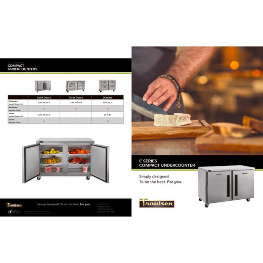 Traulsen C Series Compact Undercounter Brochure