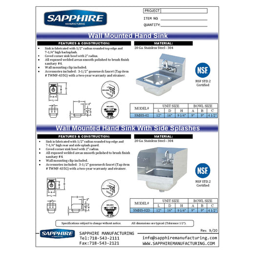 Spec Sheet