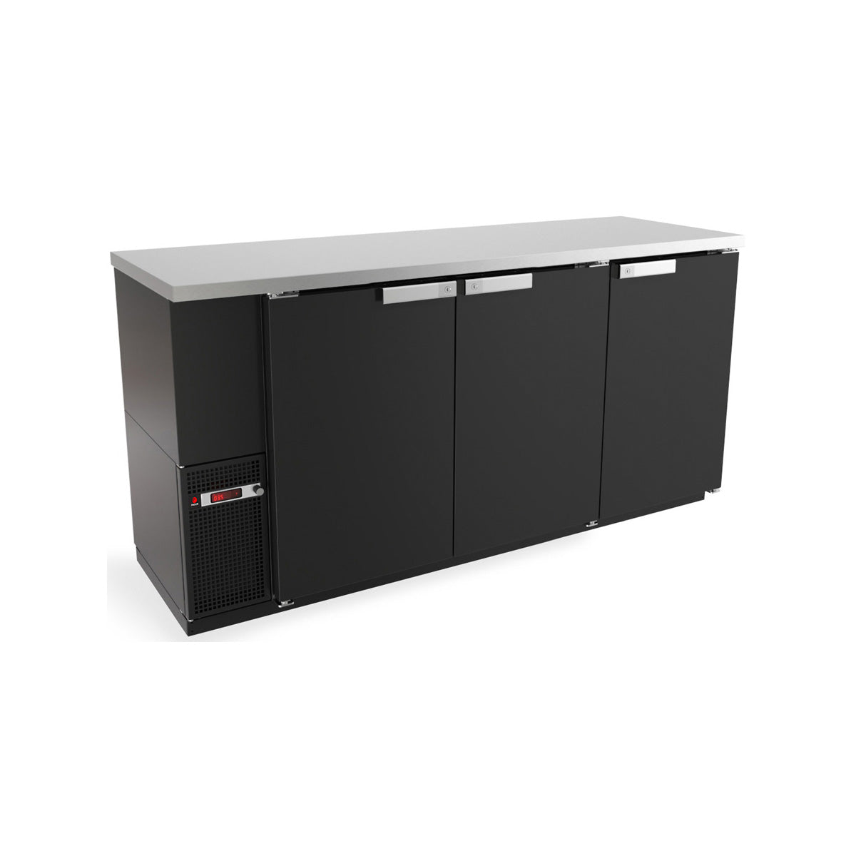 Fagor Refrigeration FBB-24-72 Refrigerated Back Bar Cabinet w/ 3 Solid Doors, 6 Shelves