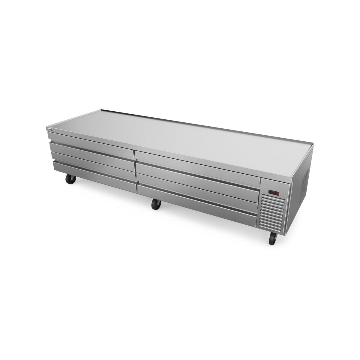 Fagor FCBR-96 96" 4 Drawers Refrigerated Chef Base, (12) 12" x 20" Pan Capacity