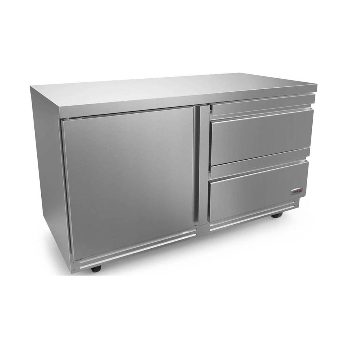 Fagor Refrigeration FUR-60-D2-N 60" Undercounter Refrigerator w/ 1 Door & 2 Drawers, 20.6 cu. ft.