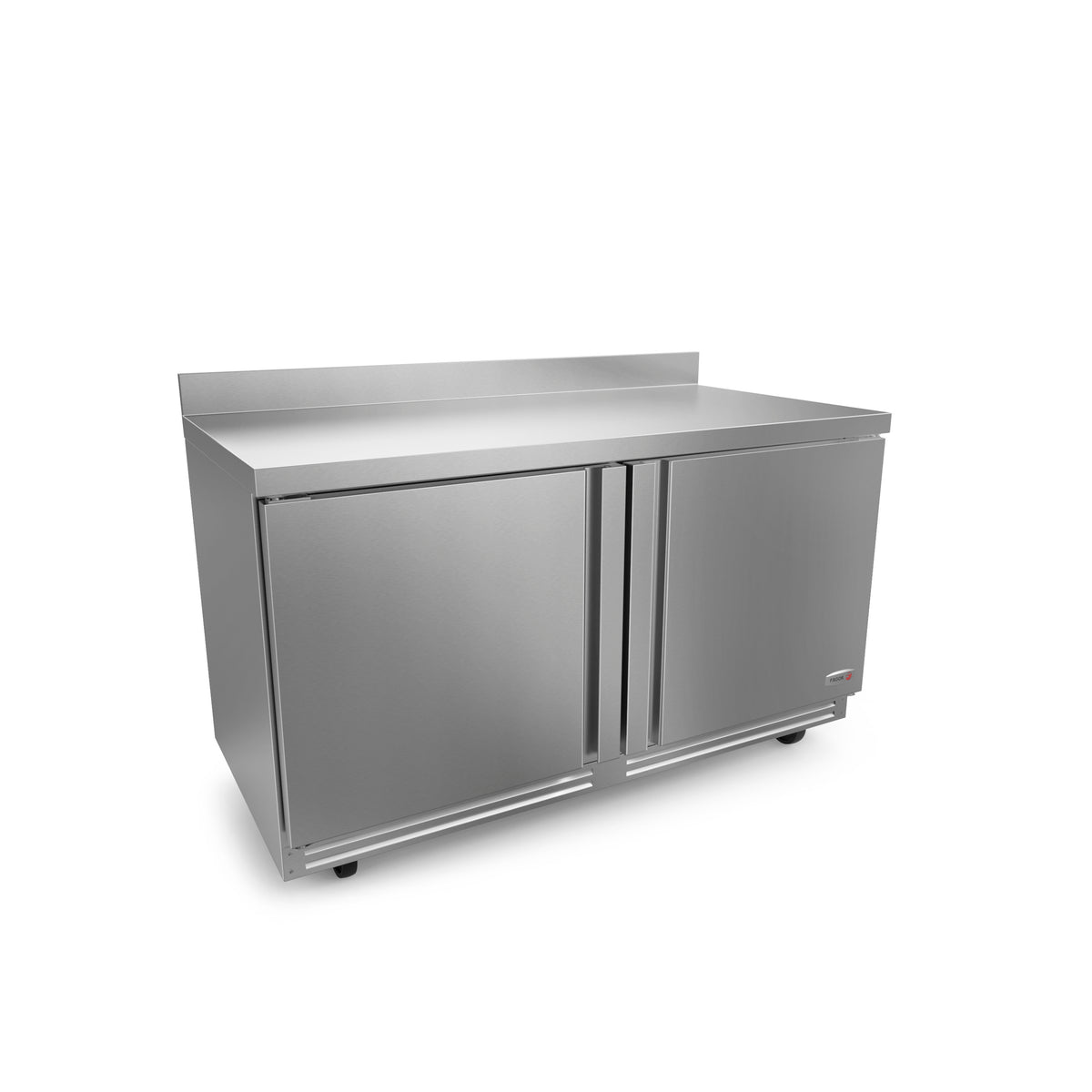 Fagor FWR-60-N 60" 2-Section Worktop Refrigerator w/ 2 Doors, Front Breathing, 20.6 cu. ft.
