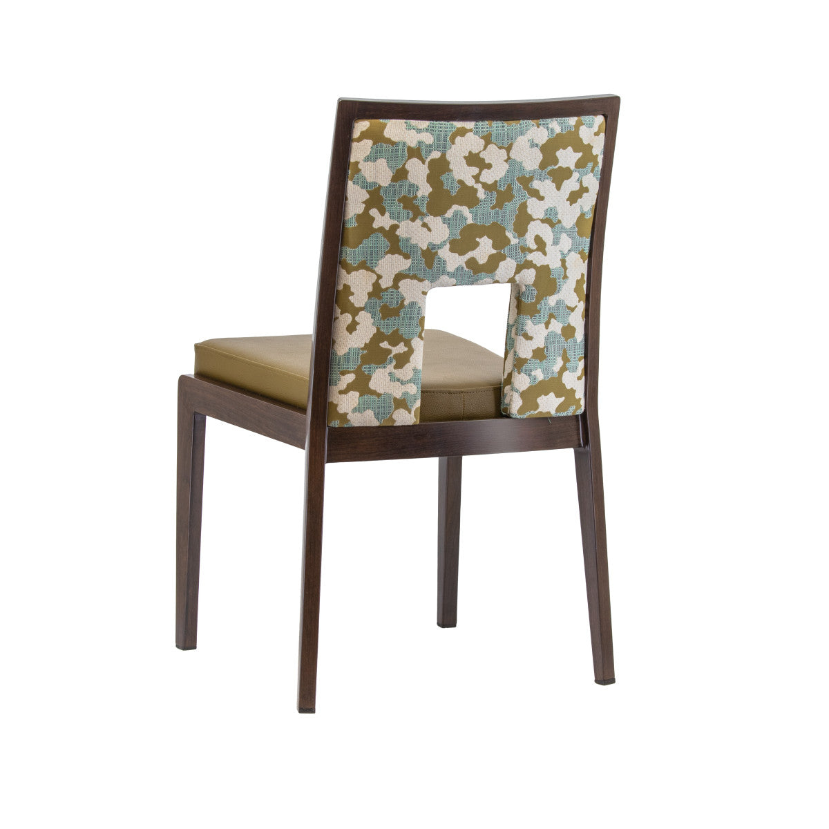 G & A 2855 Auburn Stackable Banquet Chair, Upholstered Square Back & Seat, 12 Gauge Aluminum