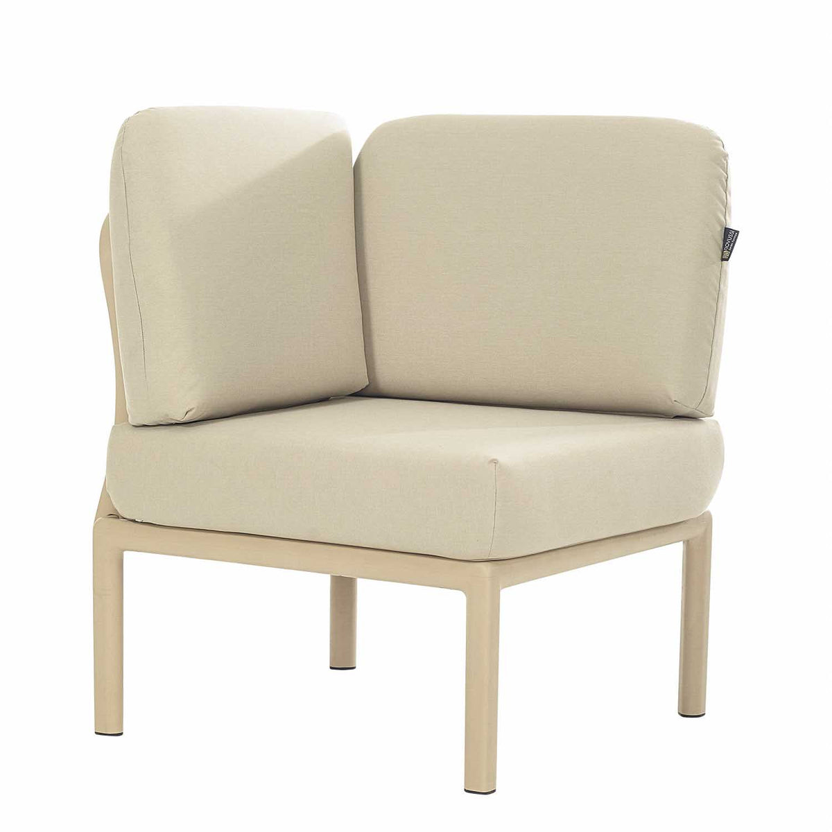 G & A 8603 Marbella Outdoor/Indoor Corner Section, All Weather Resin Frame, Upholstered Seat