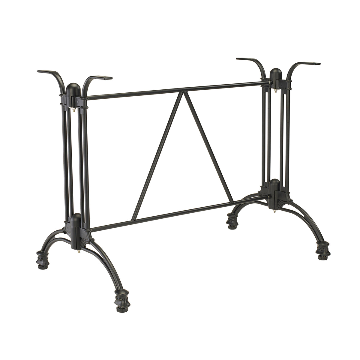 G & A CHA2436 Bar Height Aluminum Table Base, 24x36 Spread, Black Powder Coat Finish