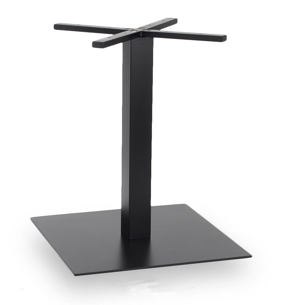 G & A GB2424 GB Series 24x24 Table Base, Dining Height, Steel, Black Powder Coat Finish