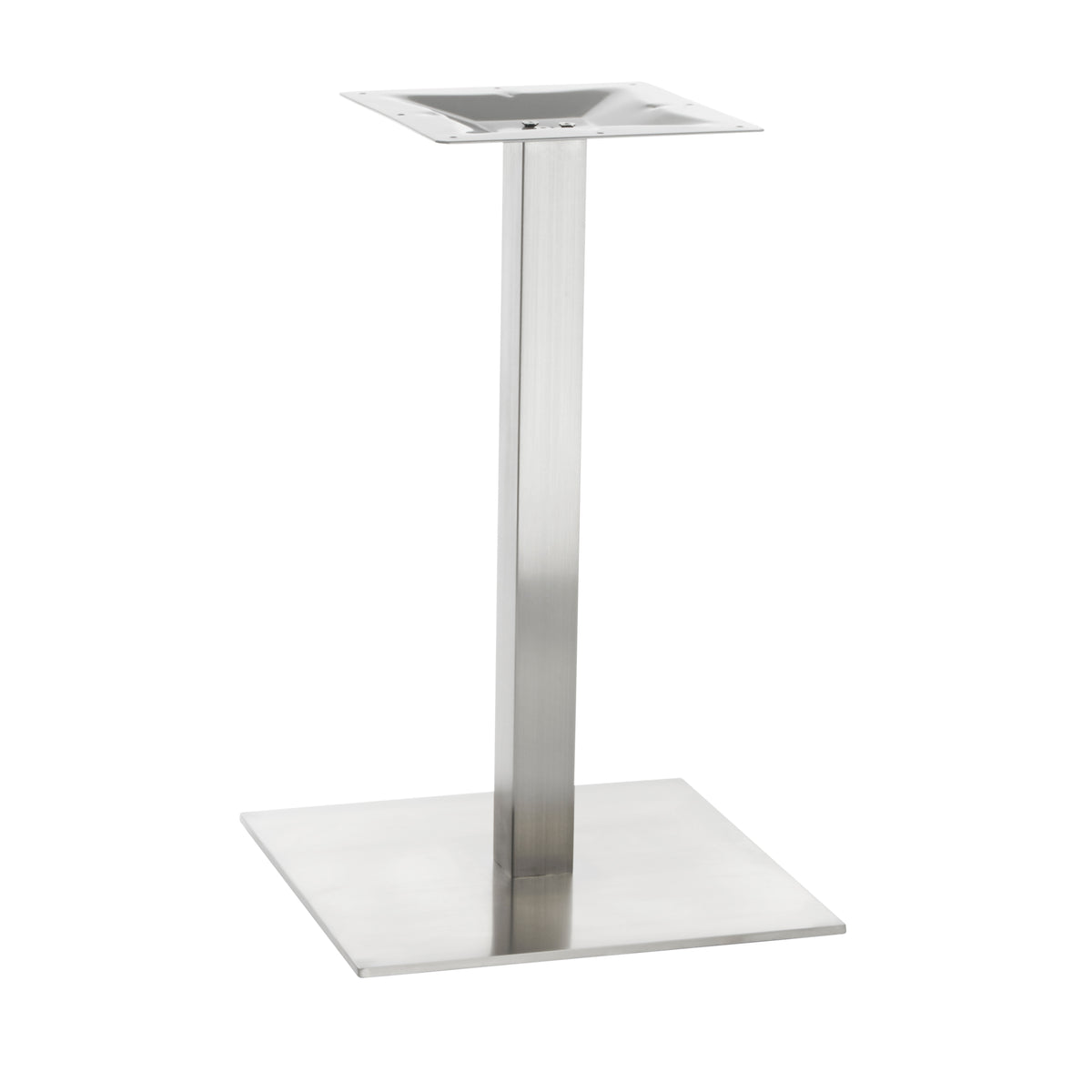 G & A GSH2424 GS Series 24x24 Bar Height Stainless Steel Table Base Brushed Finish