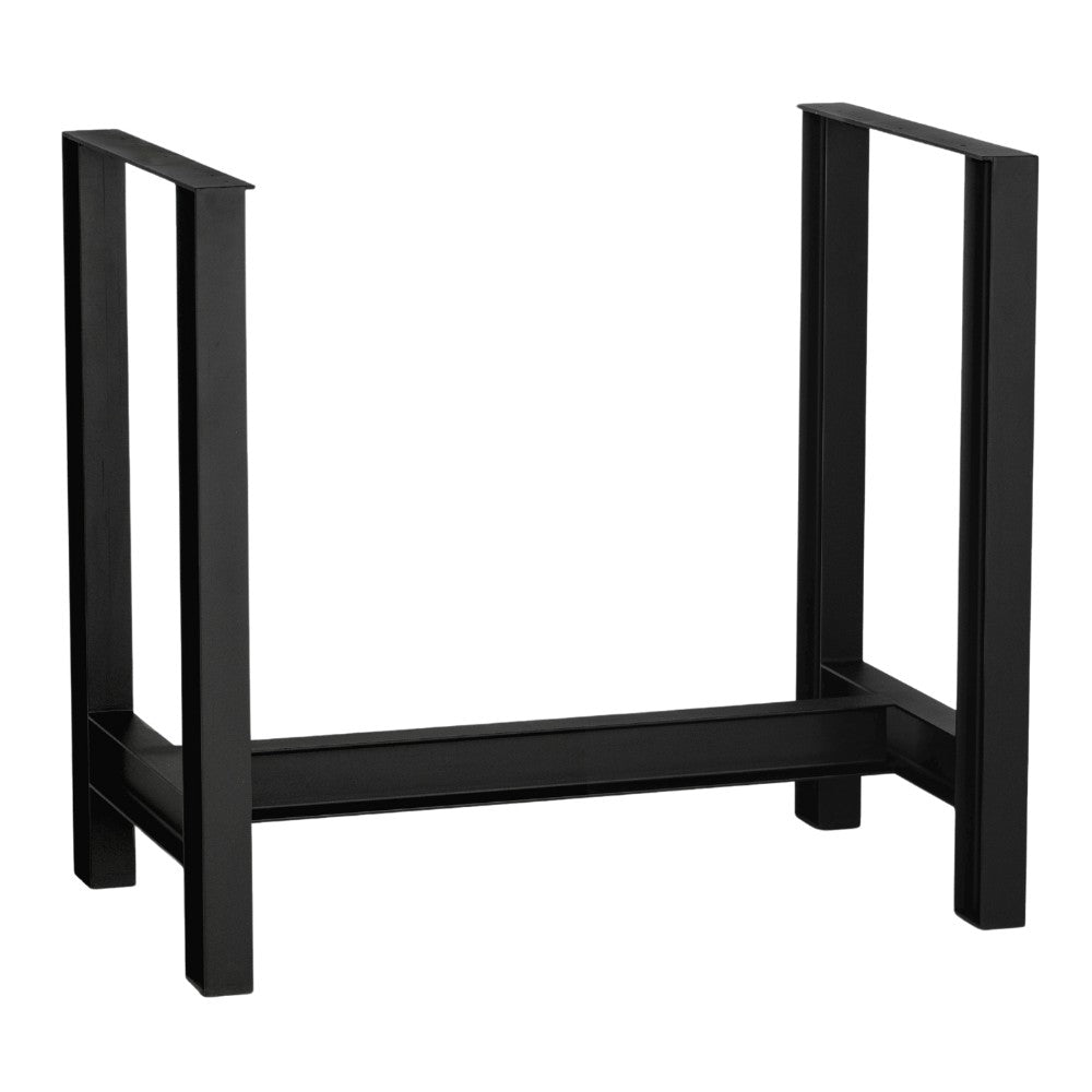 G & A LBIH48 I Beam Table Base, 29.5x47.5, Bar Height, Heavy Duty Steel, Black Powder Coat Finish