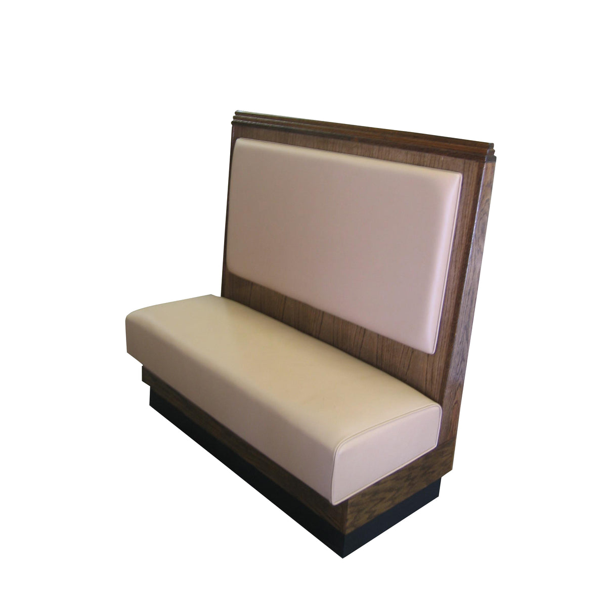 G & A PROVENCE-3/4-48 3/4 Circle Upholstered Corner Booth, 48H, Wood Frame, Priced Per Linear Foot