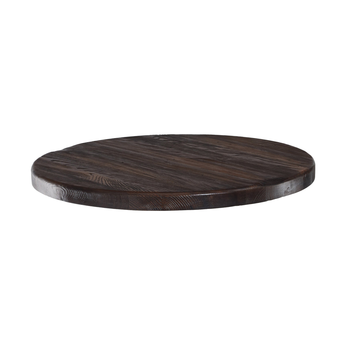 G & A RA30 Reclaimed Solid Wood Round Table Top, 30" dia., 1-3/4" thick