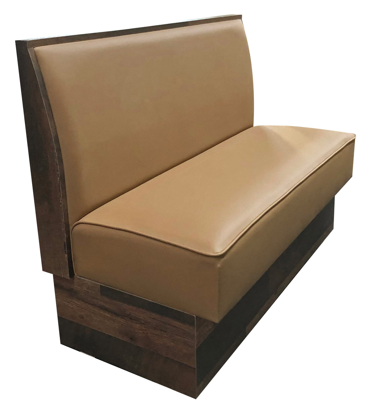 G & A SCOTT-1/4-48 1/4 Circle Upholstered Booth, Wood Frame, 48"H, Sold per Foot