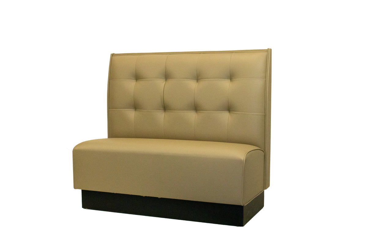 G & A SQUARE TUFTED-D-48 Booth, Tufted Back and Upholstered Seat