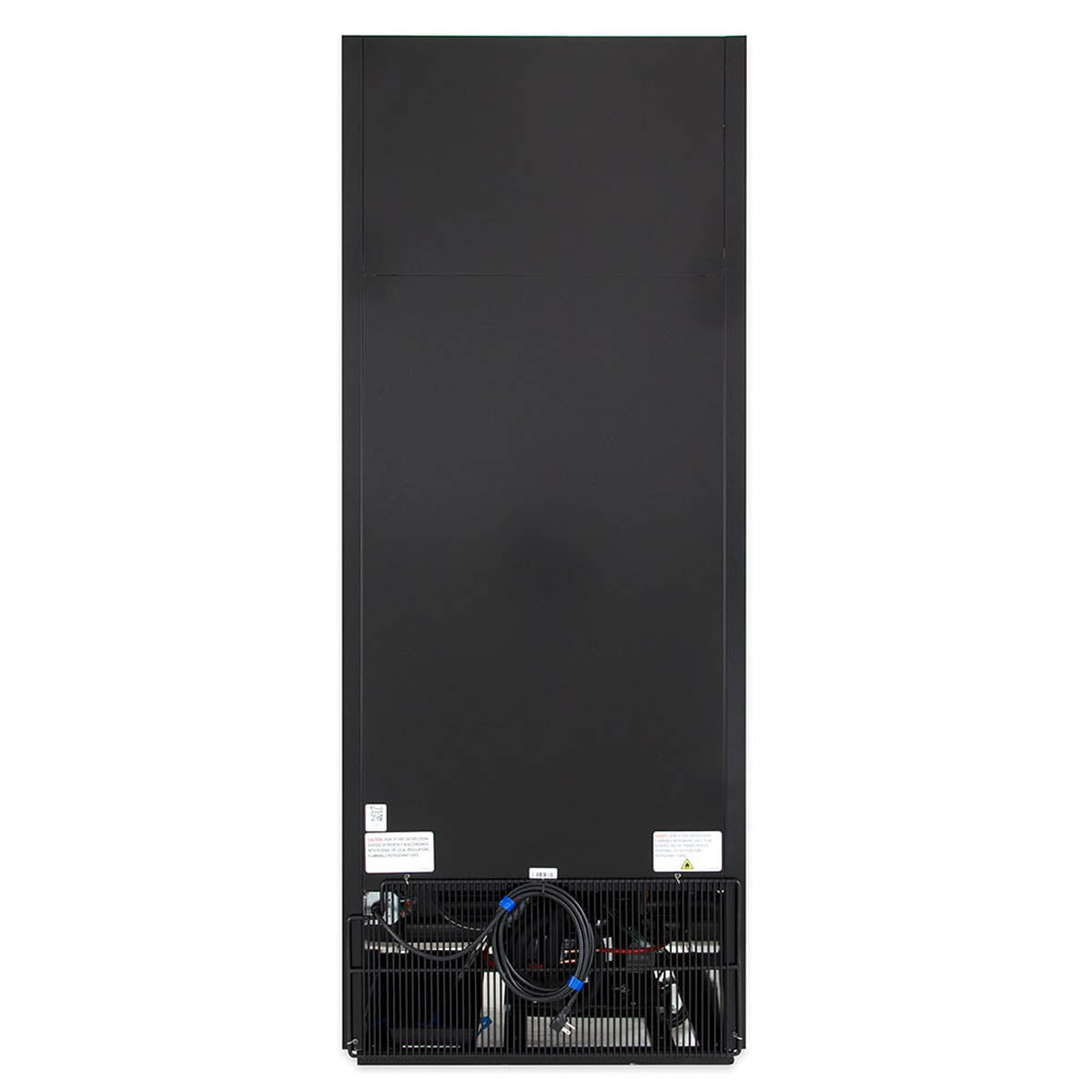 True GDM-26-HST-HC~TSL01 glass door merchandiser, back view showing the condensing unit