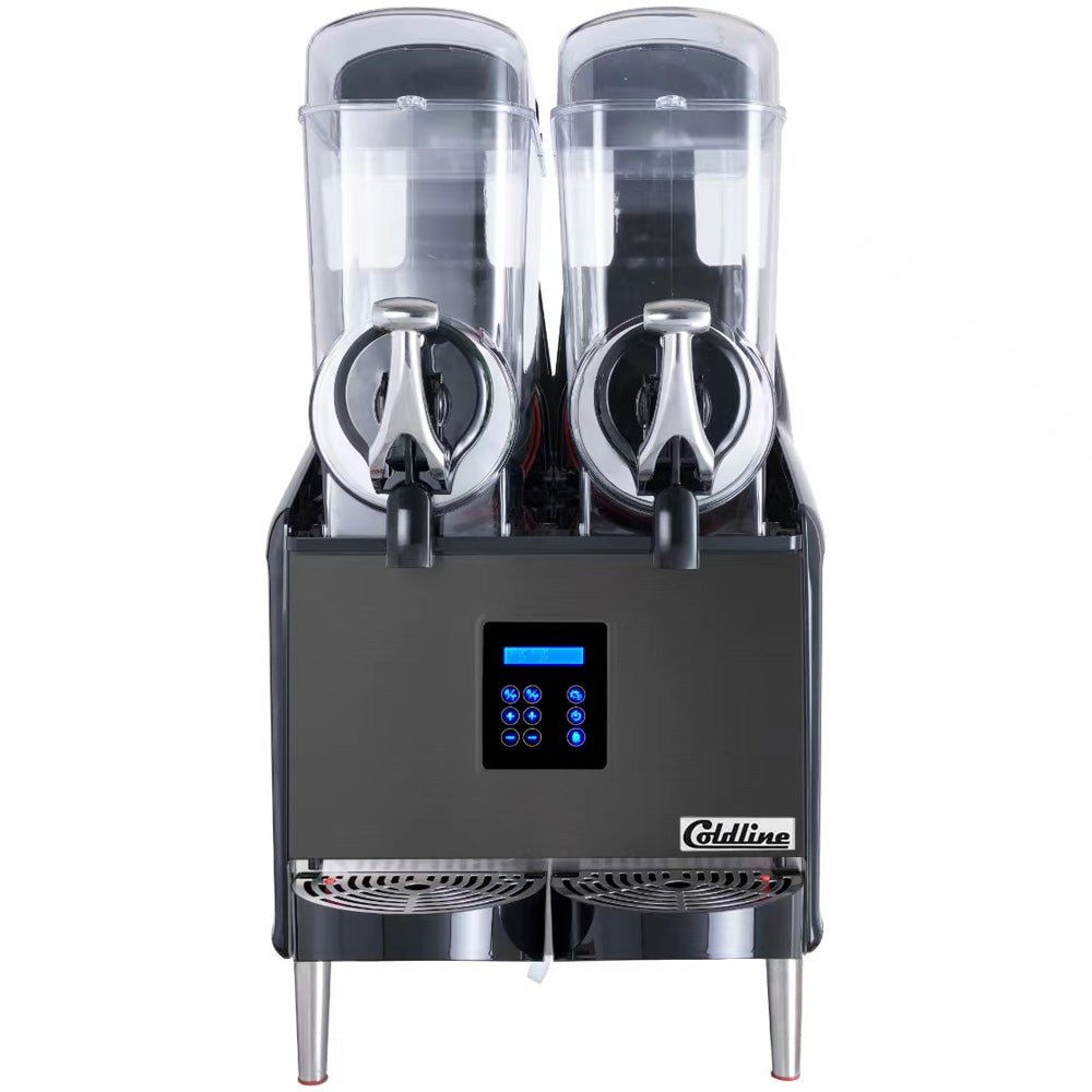 Coldline GRANITA-2X granita slush machine, front view