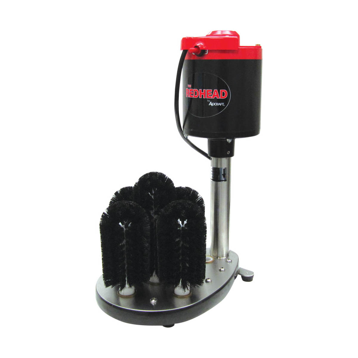 Adcraft GW-120 The Redhead Electric Upright Bar Glass Washer w/ 5 Brushes, 1/3 HP