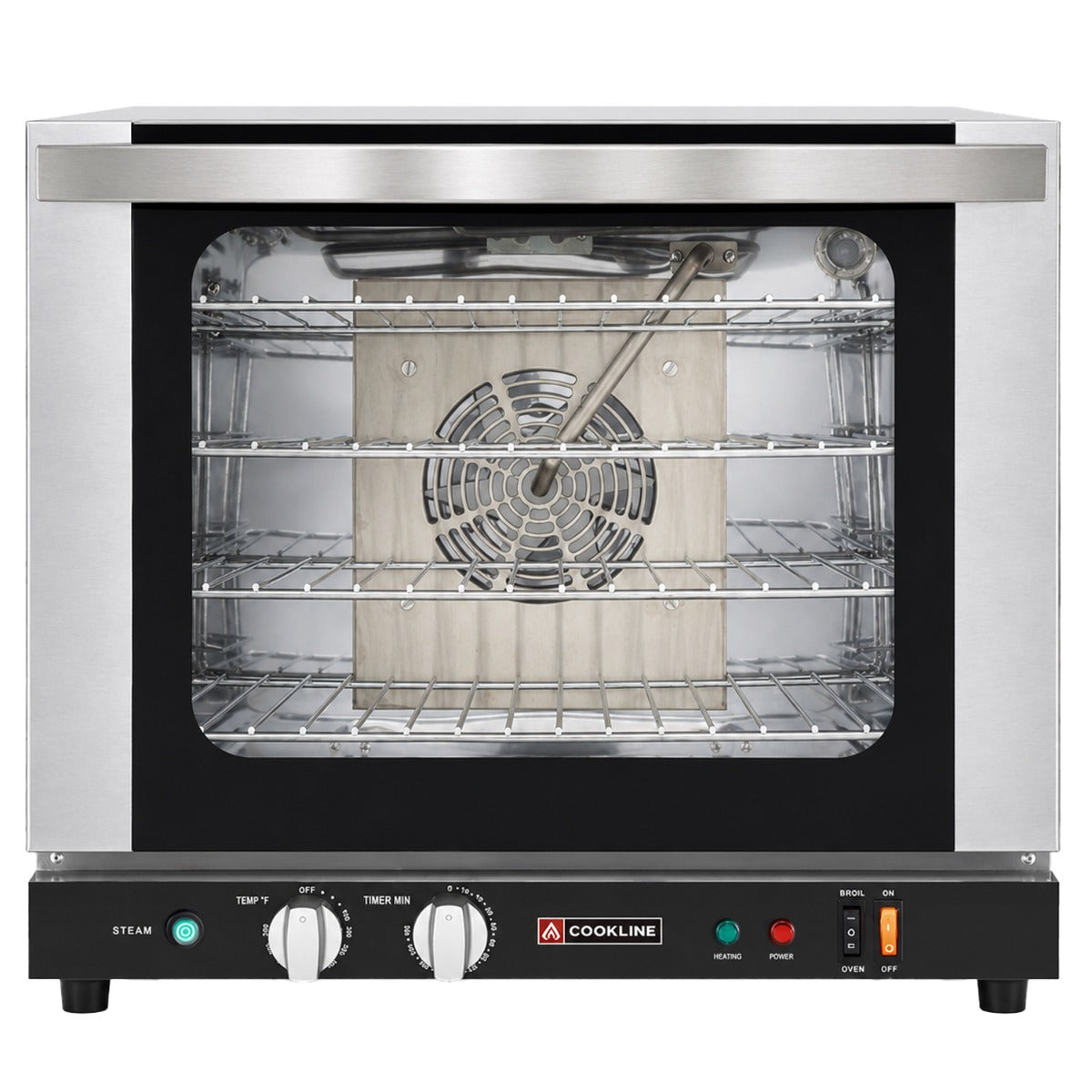 Cookline HCVE-32-240 half size countertop convection oven, front view