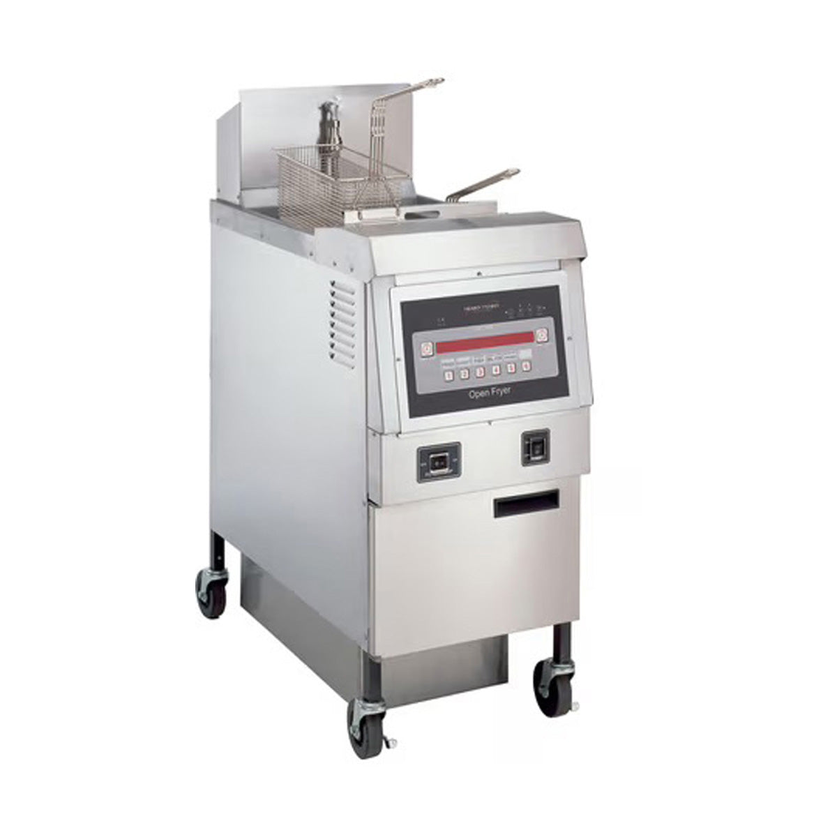 Henny Penny OEA321.03 1-well electric auto lift open fryer, front angle view