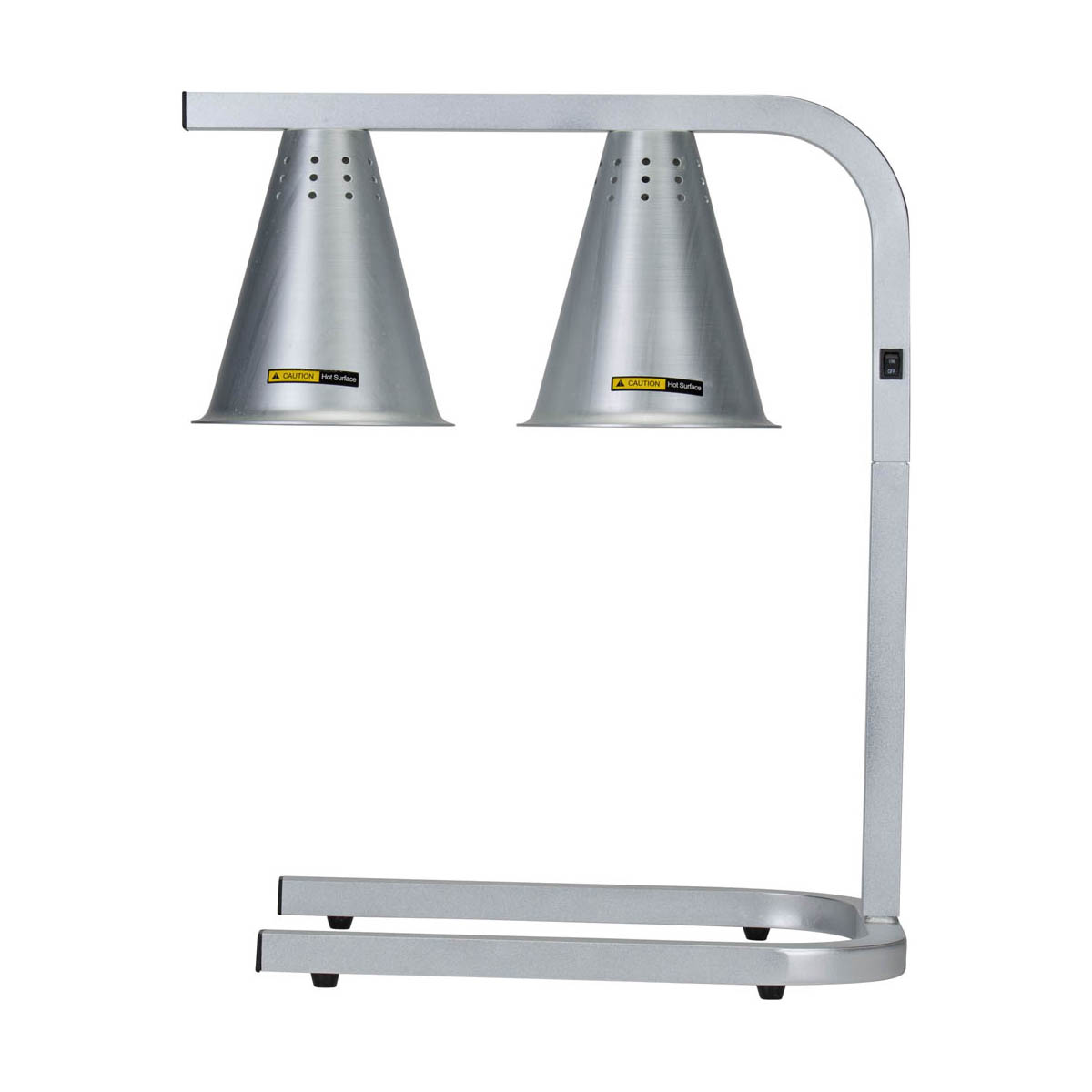 Adcraft HL-2 Freestanding C-Frame Two Bulb Heat Lamp w/ Adjustable Arm, 120V, 250W Per Bulb
