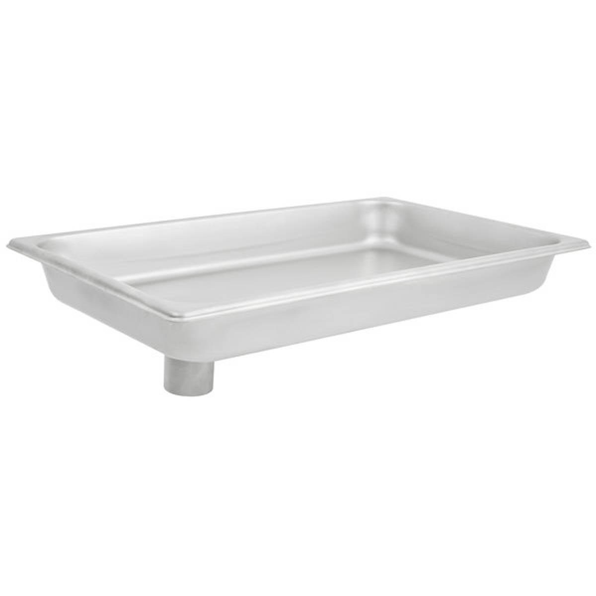 Hobart 12/22PN-SST Rectangular Grind Pan, 19.5" x 11.5" x 2.5", Stainless Steel, Hub #12/22
