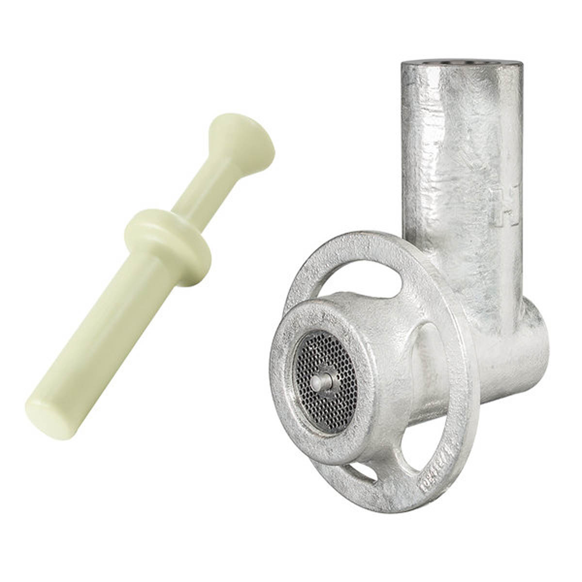Hobart 12C/E-5PLT Grind Cylinder Assy for #12 Hub - Cast Iron, Knife, 5 Carbon Steel Plates (1/8"-1/2")